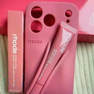 RHODE Blush Pink Phone Case and Lip Balm Duo